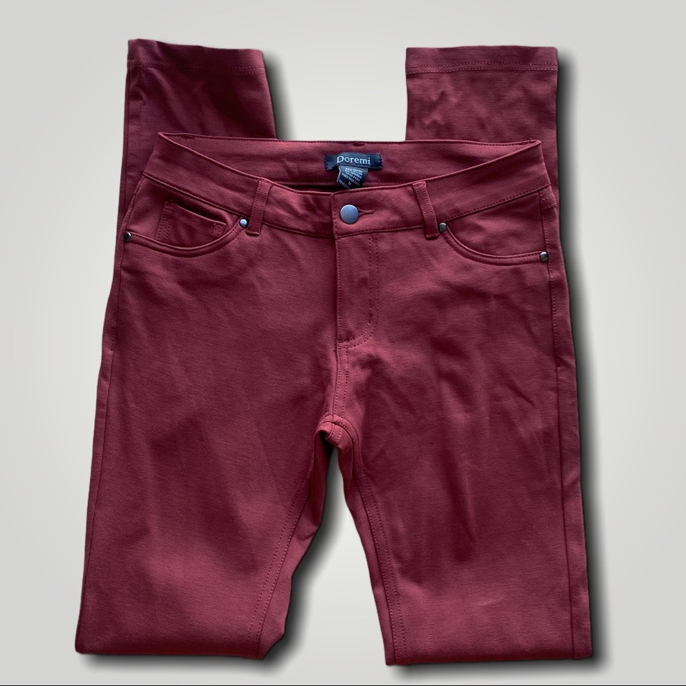 Doremi Stretch Junior Jeans Maroon (Brick) M 30"